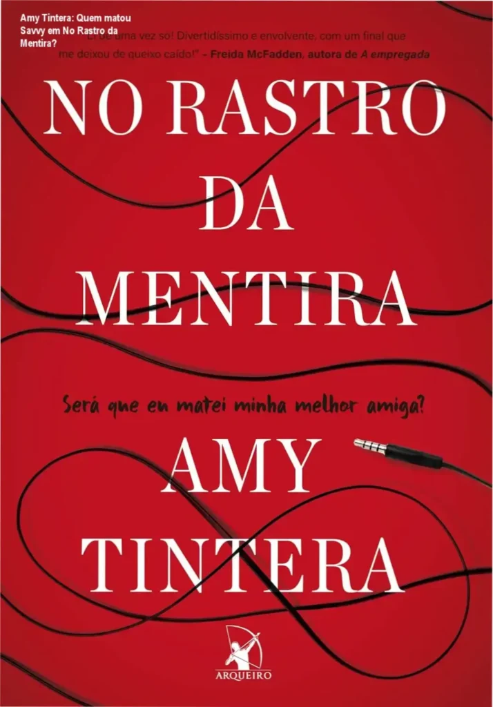 Capa do livro No Rastro da Mentira de Amy Tintera em fundo escuro