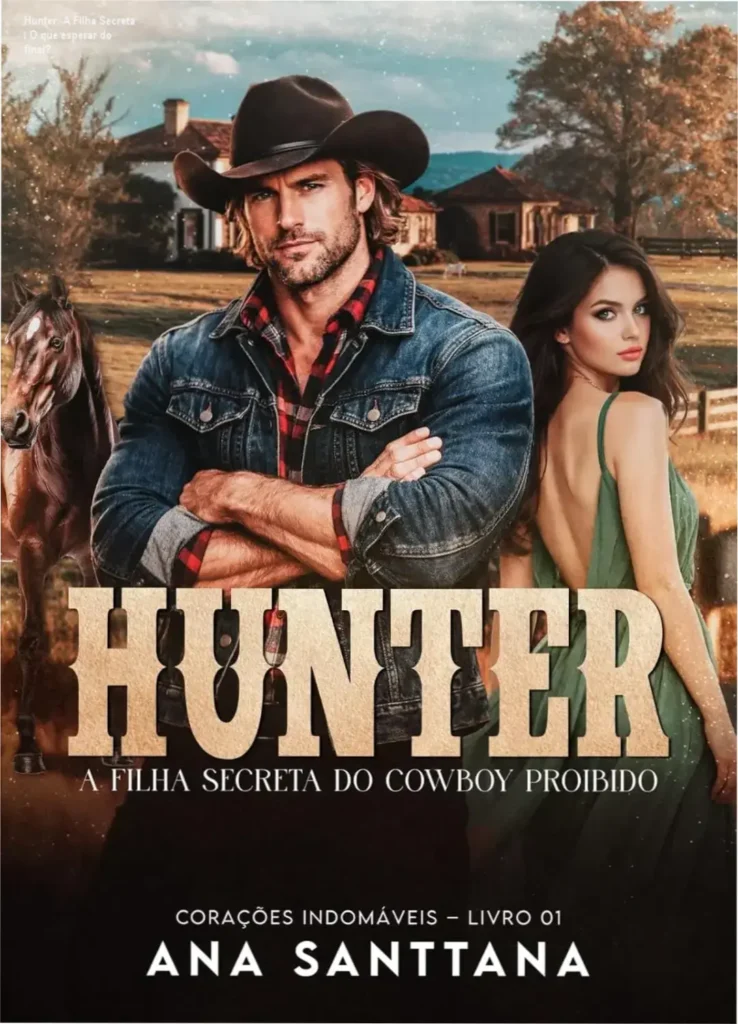 Hunter: A Filha Secreta – O que esperar do final? 1 Capa do eBook 'Hunter: A Filha Secreta do Cowboy Proibido' de Ana Santtana