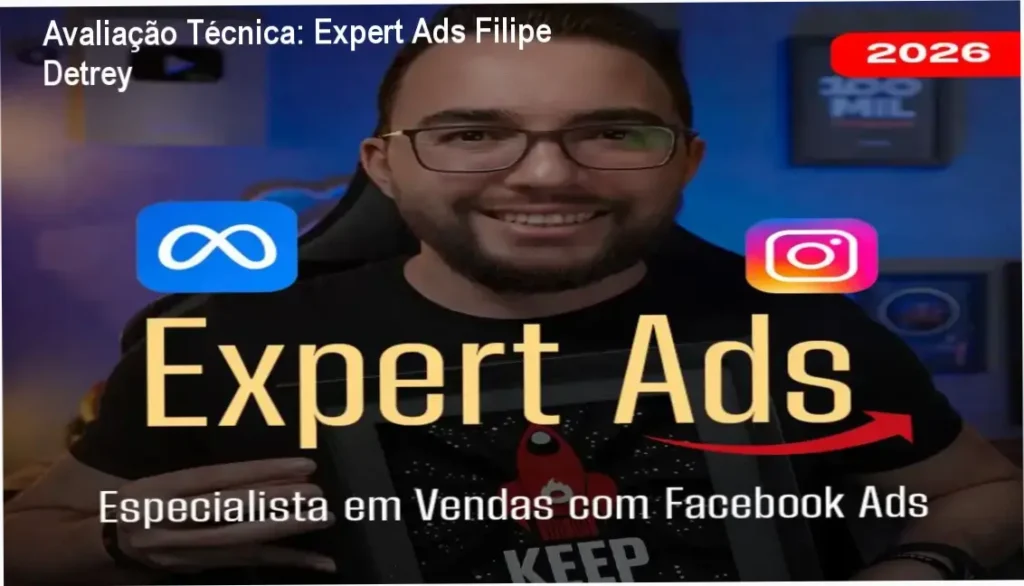 Guia explicativo sobre o produto digital Expert Ads Filipe Detrey