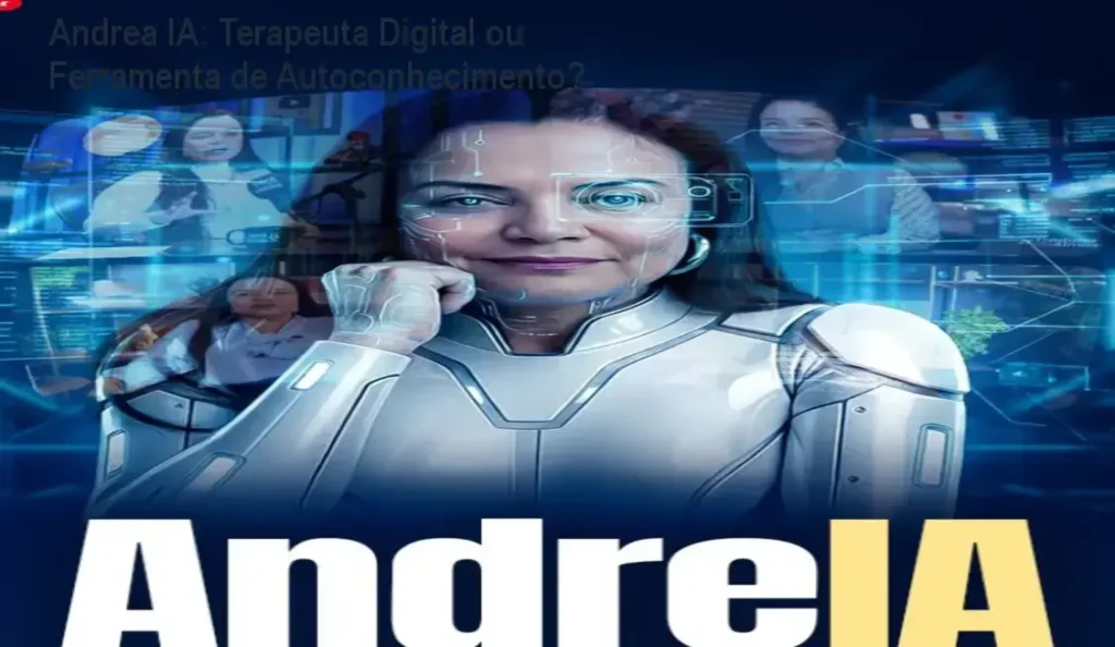 Andrea IA: Terapeuta Digital ou Ferramenta de Autoconhecimento? 1 Captura de tela do aplicativo Andrea IA com interface de conversa terapêutica.