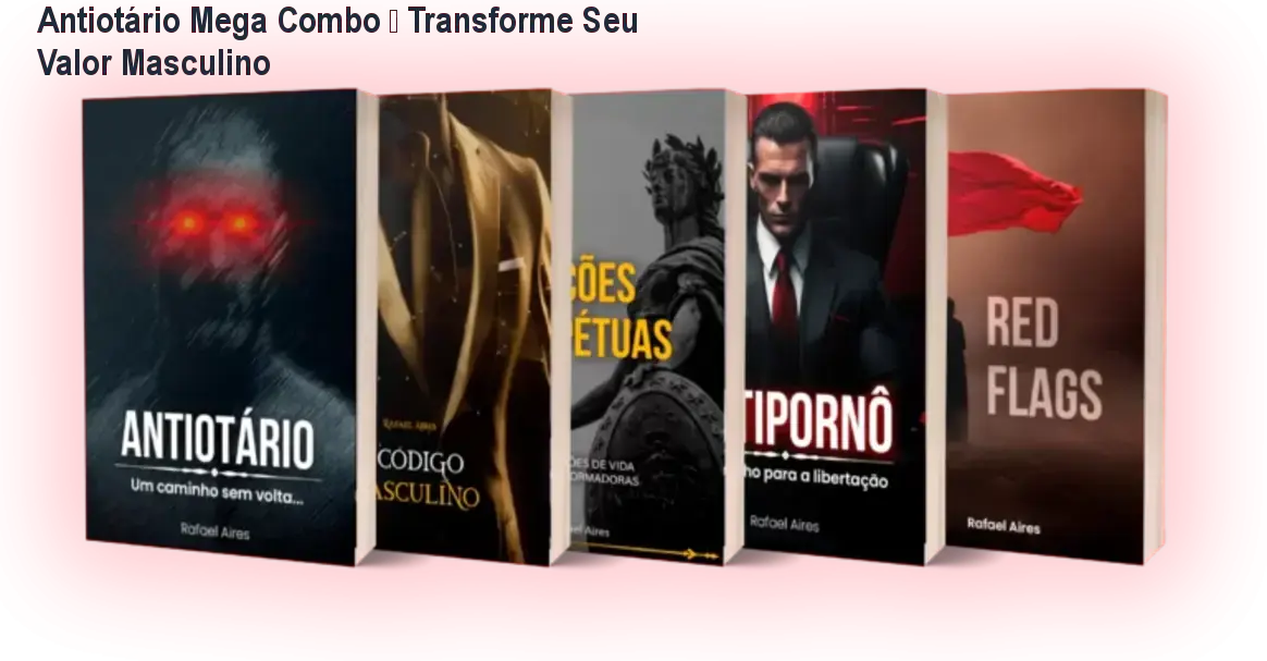 Antiotário Mega Combo – Transforme Seu Valor Masculino 1 Antiotário Mega Combo – Transforme Seu Valor Masculino