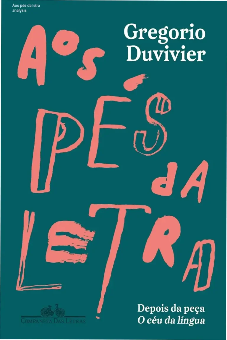 Aos pés da letra analysis 5 Capa do livro 'Aos pés da letra' mostrando título e nome do autor.