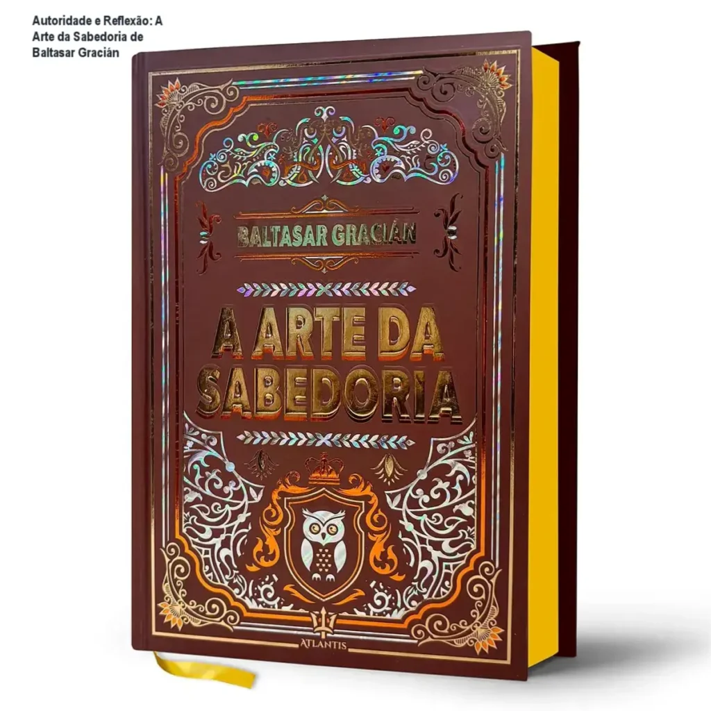 A Arte da Sabedoria – edição de capa dura premium com acabamento sofisticado em hot stamping e marcador em fitilho