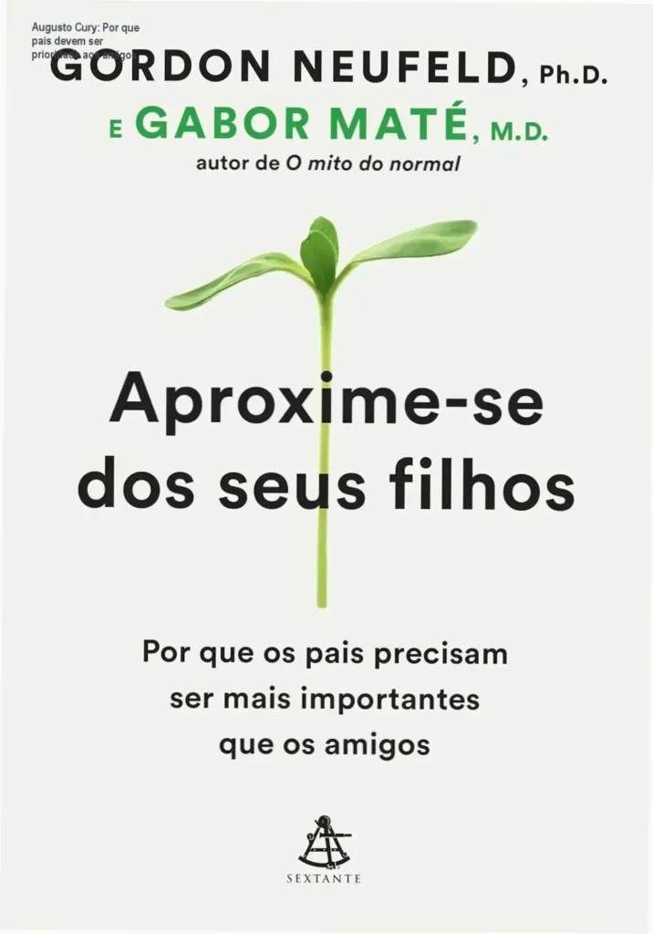 Augusto Cury: Por que pais devem ser prioridade aos amigos 1 Capa do livro de Augusto Cury sobre a importância dos pais na vida dos filhos