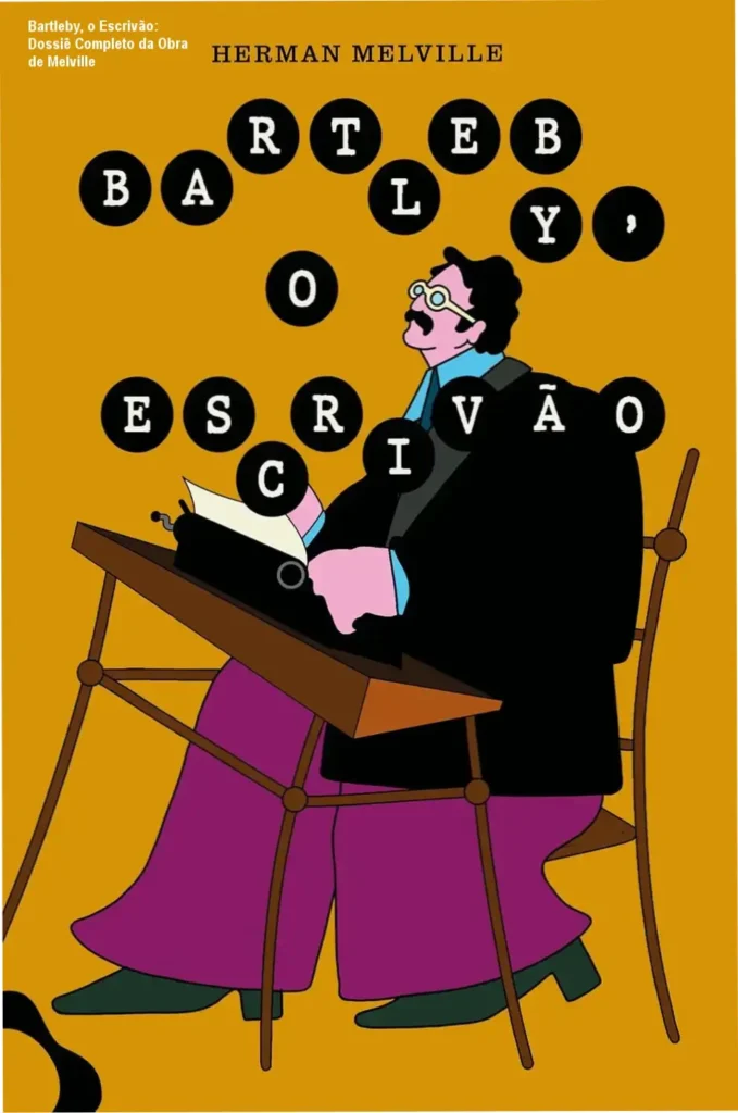 Capa do livro Bartleby, o Escrivão de Herman Melville em edição especial
