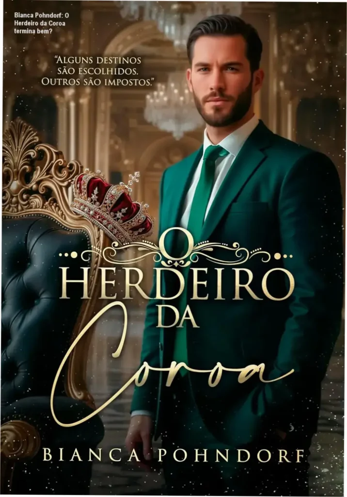 Bianca Pohndorf: O Herdeiro da Coroa termina bem? 1 Capa do eBook O Herdeiro da Coroa de Bianca Pohndorf com os personagens Levi e Ophelia