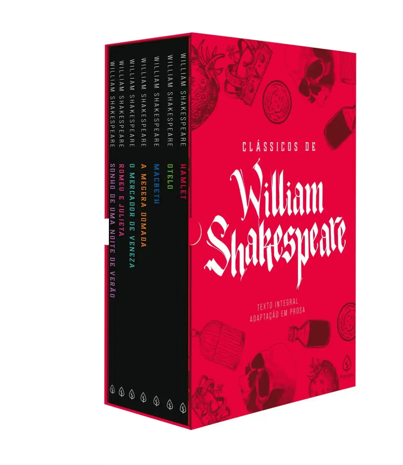 Box Shakespeare Original: Confira quais são os 7 clássicos incluídos 1 Box com os clássicos de Shakespeare incluindo marcadores de páginas