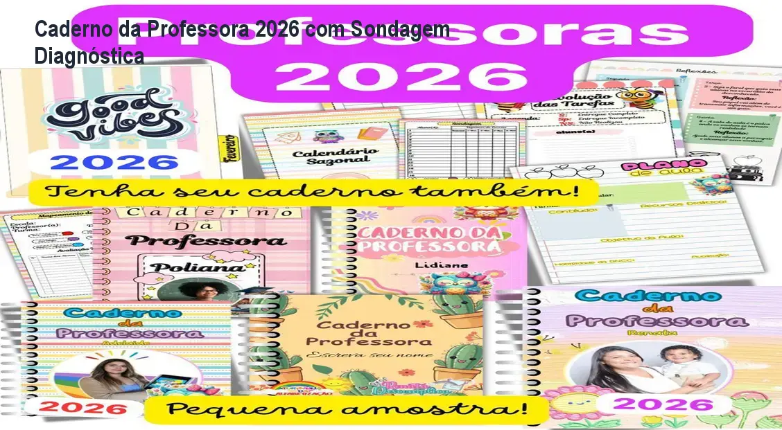 Caderno da Professora 2026 com Sondagem Diagnóstica 1 Caderno da Professora 2026 com Sondagem Diagnóstica