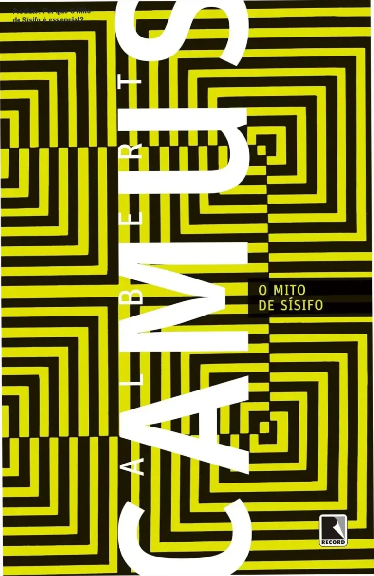 Produto: Por que O Mito de Sísifo é essencial? 20 Capa do livro O Mito de Sísifo de Albert Camus, edição oficial da Record