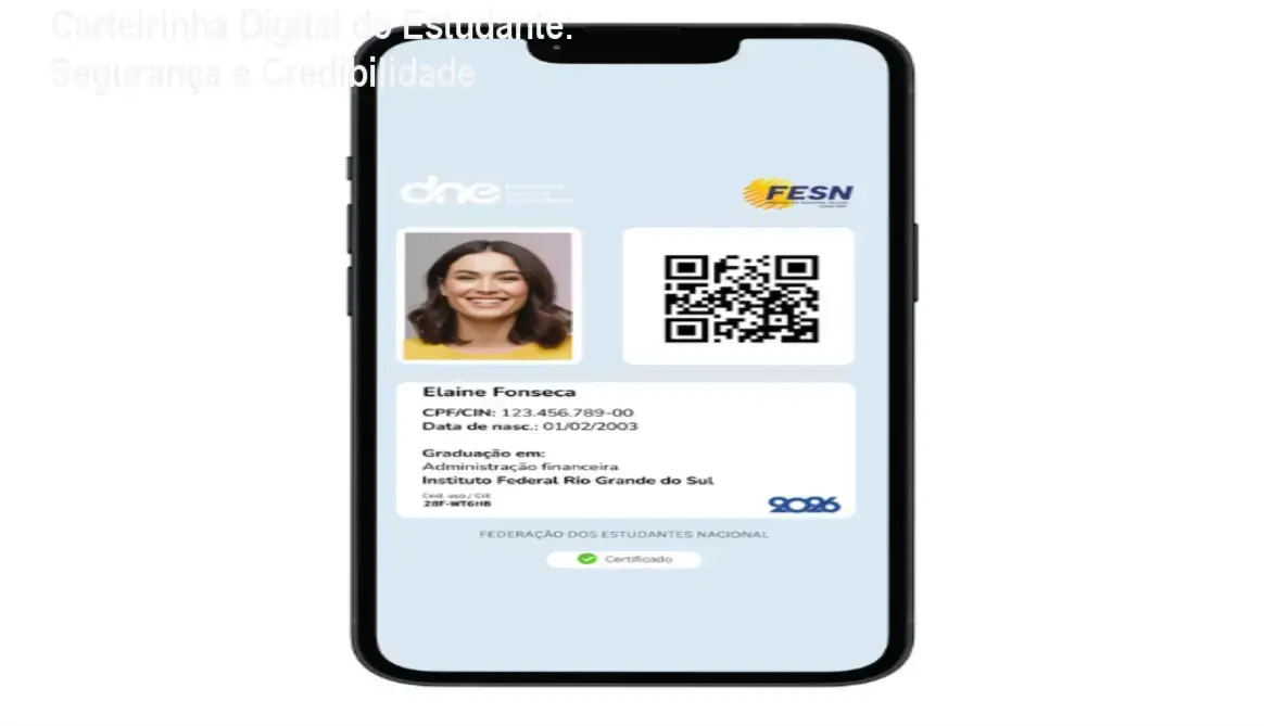 Carteirinha Digital do Estudante – reputação, segurança e confiabilidade