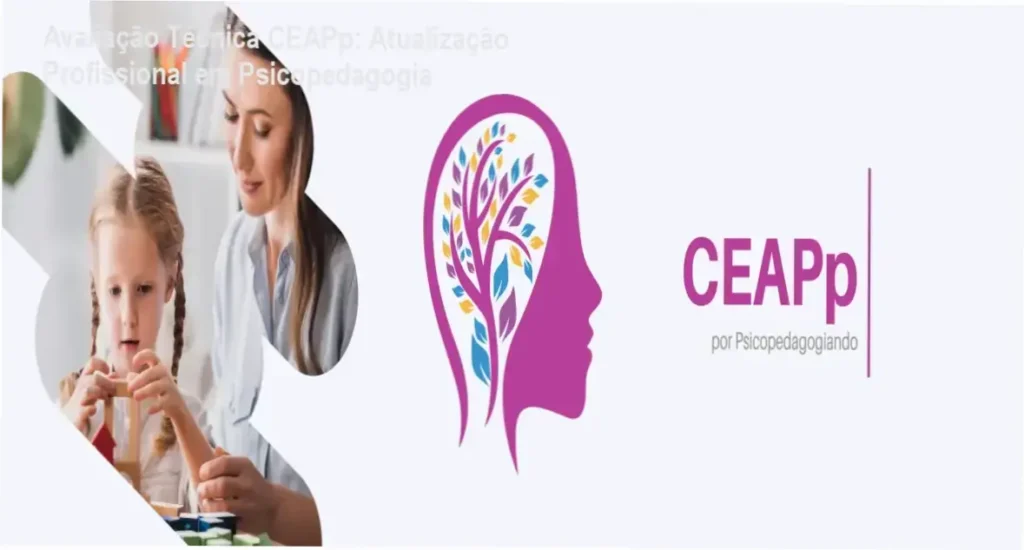 Avaliação Técnica CEAPp: Atualização Profissional em Psicopedagogia 1 Captura de tela do portal CEAPp com aulas em vídeo e materiais de intervenção