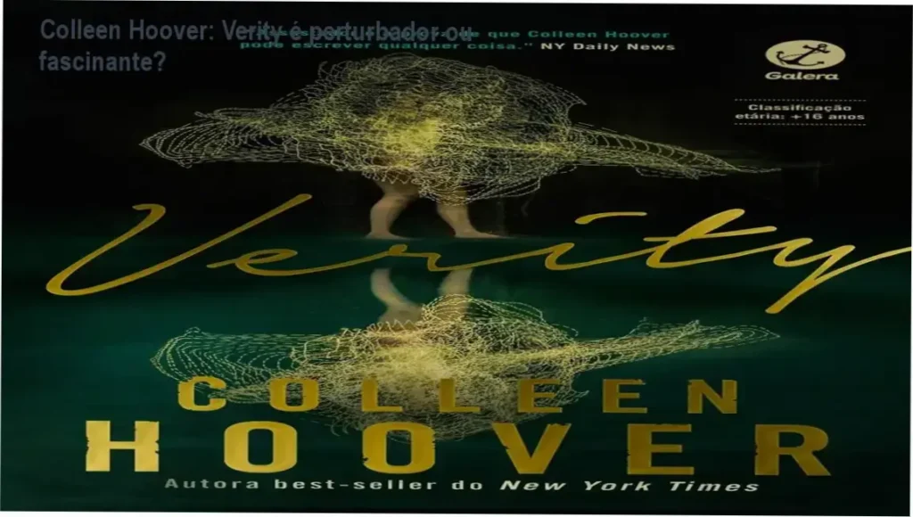 Capa do livro Verity de Colleen Hoover com frase icônica de aviso ao leitor