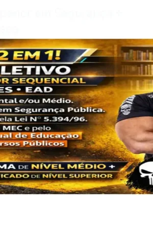 Combo 2 em 1: Superior em Segurança + Tecnólogo – 12 meses