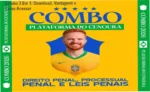 Imagem com o título 'Combo 3 Em 1' e uma visualização do material interativo com QR Code para visualização de vídeos explicativos.