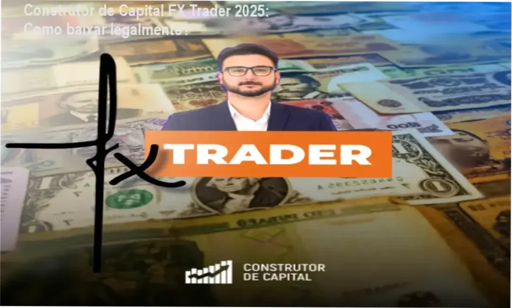 Tela do curso FX Trader 2025 mostrando a página oficial de download