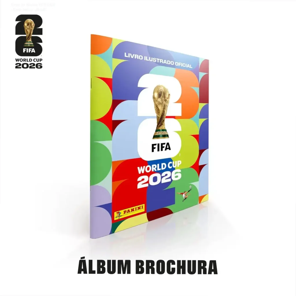 Copa do Mundo FIFA 2026 – Onde baixar oficial? 1 Capa do álbum oficial da Copa do Mundo FIFA 2026 da Panini