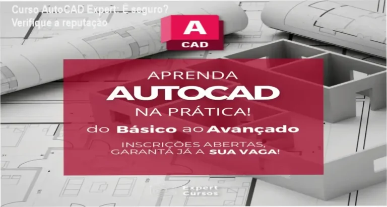 Curso AutoCAD Expert: É seguro? Verifique a reputação 5 Curso AutoCAD Expert Professor Victor reputação, fraude, segurança