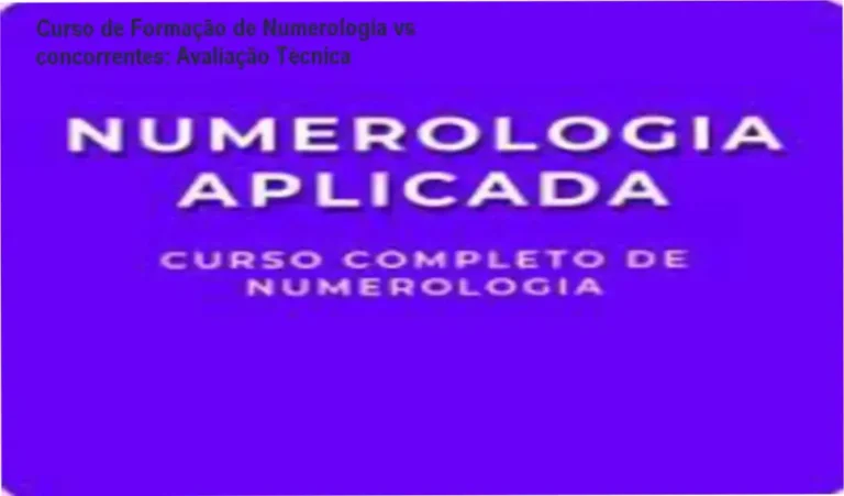 Curso de Formação de Numerologia de Rafael Cristian Cintra de Almeida comparado a concorrentes e alternativas