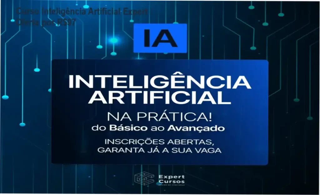 Curso Inteligência Artificial Expert – promoção por R$97