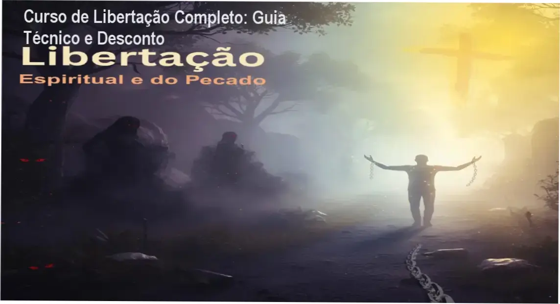 Curso de Libertação Completo: Guia Técnico e Desconto 1 Capa do Curso de Libertação Completo com destaque para desconto e cupom