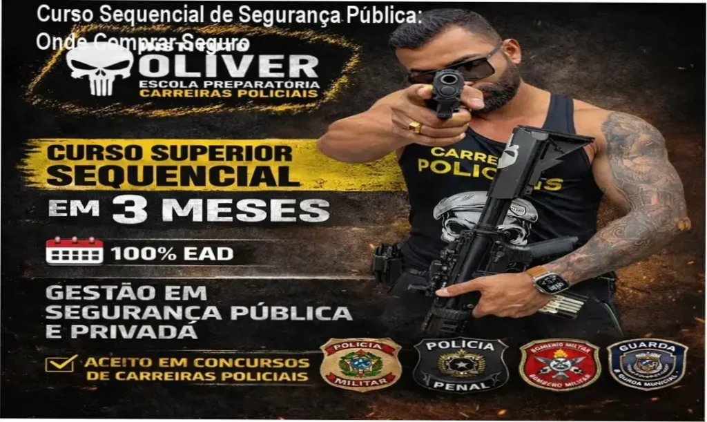 Curso Superior Sequencial de Gestão em Segurança Pública + cupom de desconto