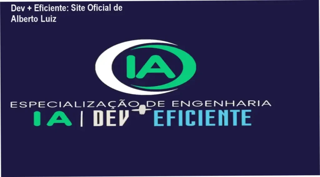 Dev + Eficiente Alberto Luiz página oficial