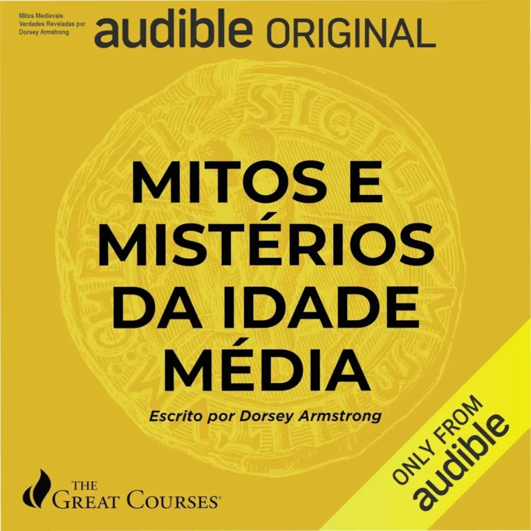 Capa do livro 'Mitos e Mistérios da Idade Média' com destaque para o título e autoridade acadêmica