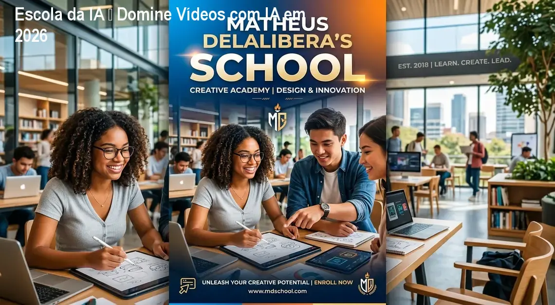 Escola da IA – Domine Vídeos com IA em 2026 1 Escola da IA – Domine Vídeos com IA em 2026