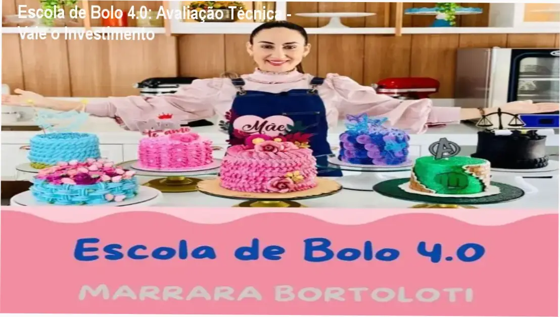 Escola de Bolo 4.0 de Marrara Bortoloti mostra como transformar bolos em lucro real