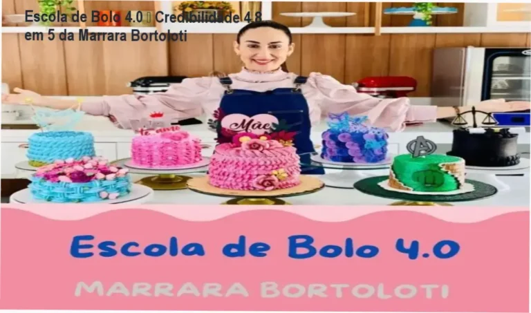 Escola de Bolo 4.0 – Credibilidade 4.8 em 5 da Marrara Bortoloti 2 Escola de Bolo 4.0 – custo‑benefício e credibilidade da Marrara Bortoloti