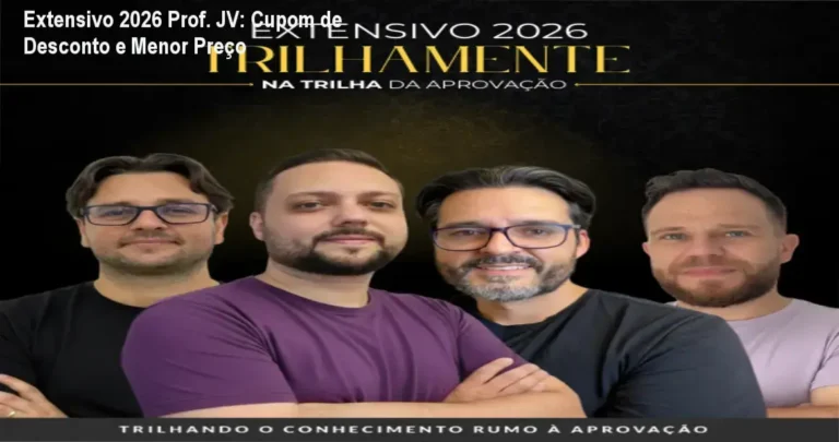 Extensivo 2026 Prof. JV promoção preço reduzido