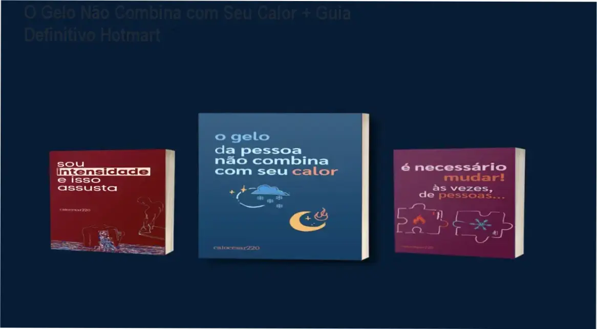 Imagem mostrando contraste entre calor (fréquência de sentimentos) e gelo (indiferença), tema central do combo