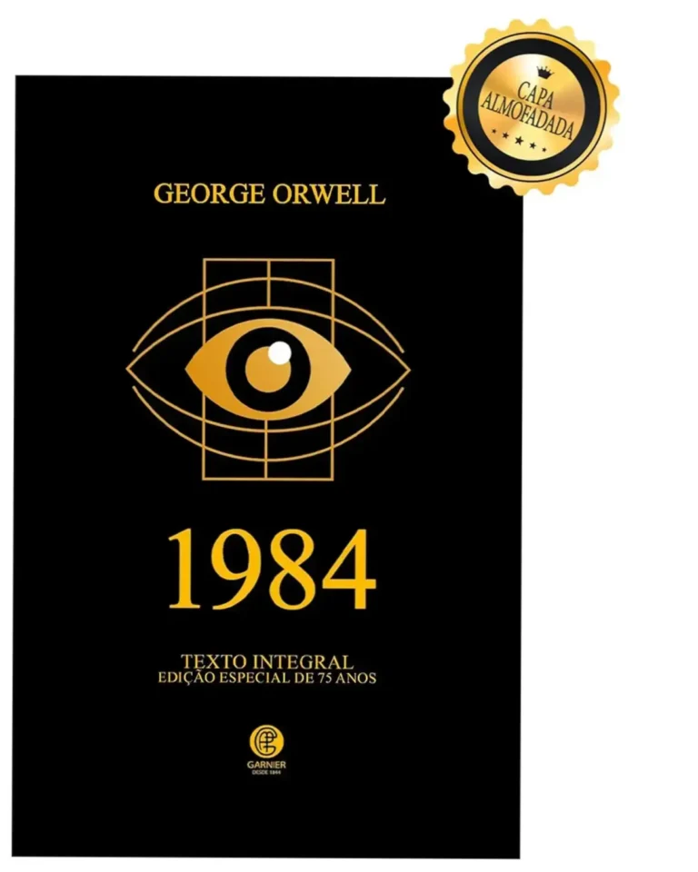 George Orwell: Edição Almofadada Vale para Colecionadores? 14 Livro 1984 edição de luxo almofadada de George Orwell com capa dura e detalhes em hot-stamping