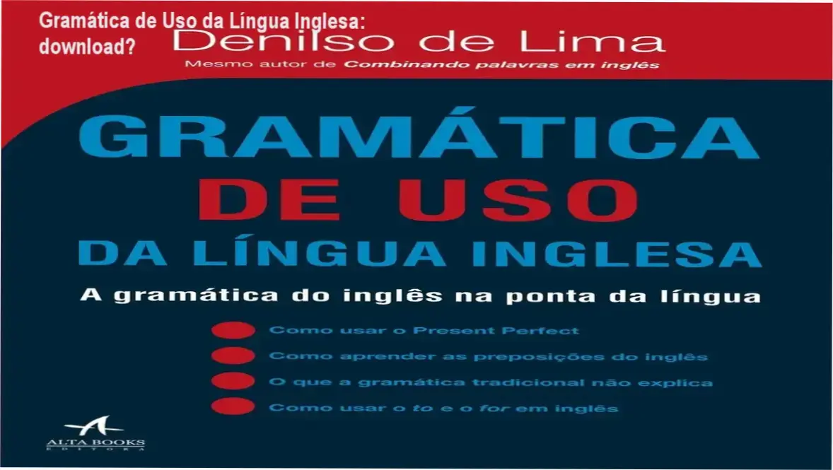Gramática de Uso da Língua Inglesa: download? 1 Capa do livro Gramática de Uso da Língua Inglesa ao lado de um ícone de download proibido