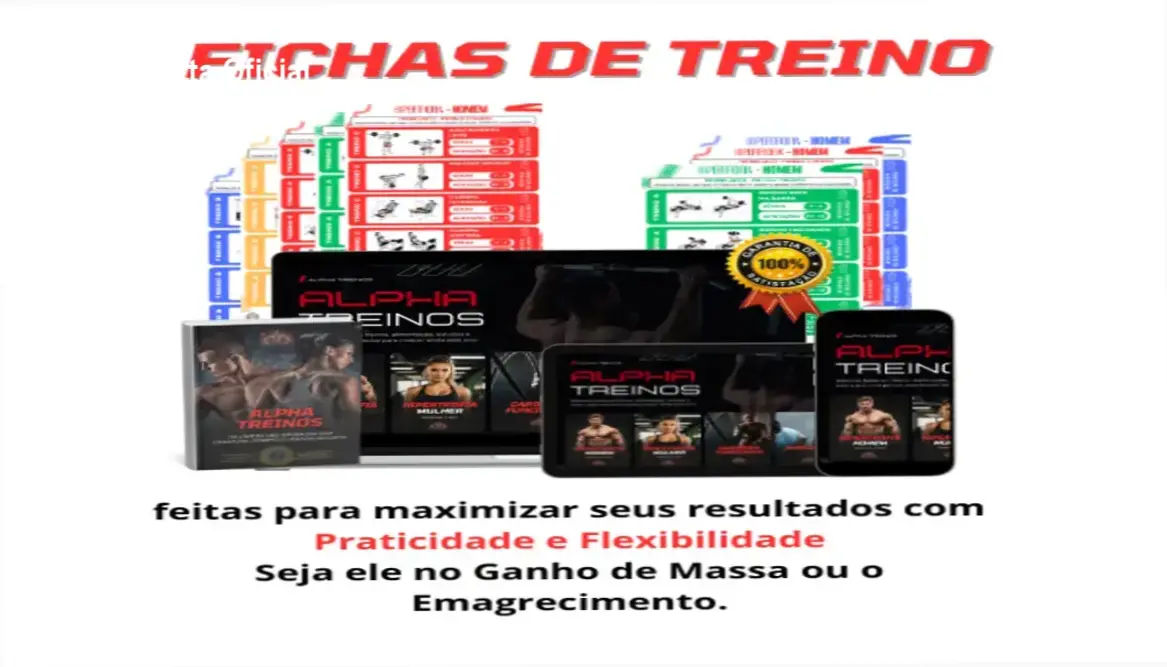 Capa do Guia Completo de Treinos com destaque para a promoção de R$10,00