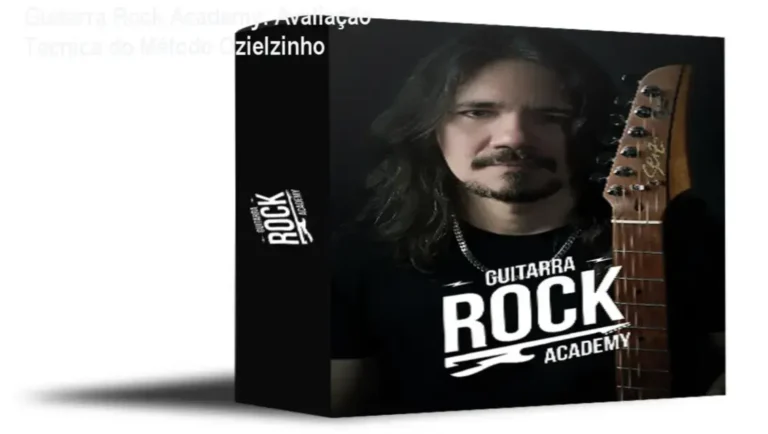 Guitarra Rock Academy: Avaliação Técnica do Método Ozielzinho 1 Análise técnica do Guitarra Rock Academy do Ozielzinho mostrando módulos de escalas e improvisação
