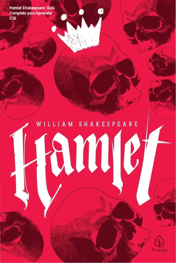 Hamlet Shakespeare: Guia Completo para Aprender CGI 1 Capa do livro Hamlet adaptado por Júlio Emílio Braz, ideal para aprendizado de CGI