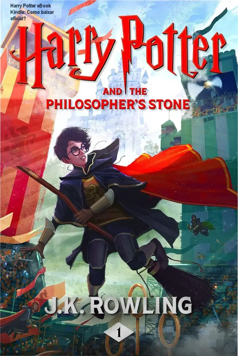 Harry Potter eBook Kindle: Como baixar oficial? 1 Capa do eBook Kindle Harry Potter and the Philosopher's Stone