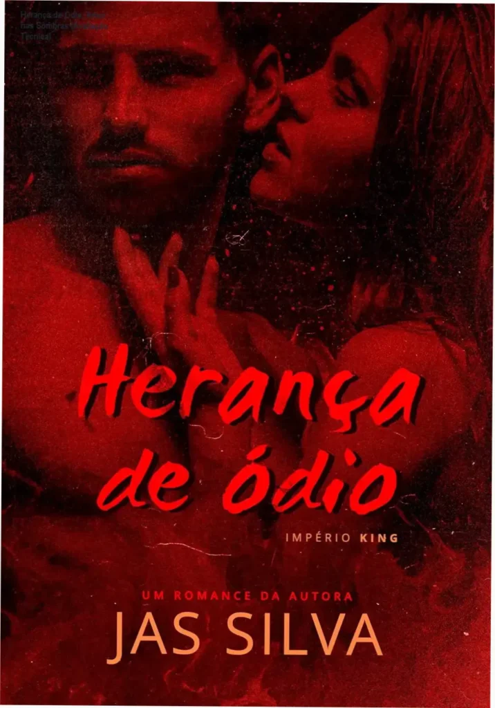 Herança de Ódio: Amor nas Sombras (Avaliação Técnica) 1 Capa elegante do eBook 'Herança de Ódio', destacando temas de amor proibido e guerra familiar entre dynasties reais.