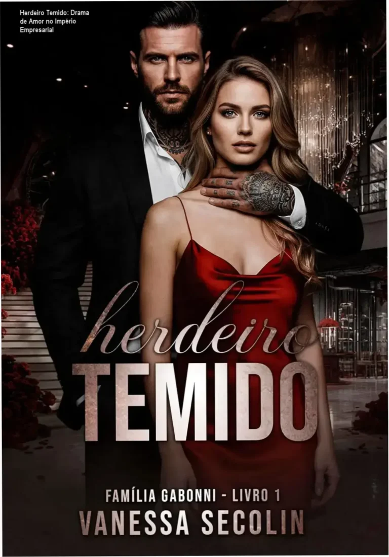 Herdeiro Temido: Drama de Amor no Império Empresarial 4 Capa digital do livro Herdeiro Temido: Família Gabonni 1, mostrando a tensão entre os personagens centrais num ambiente corporativo luxuoso, com destaque para drama familiar e história de amor proibida