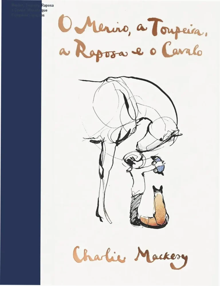 Capa do livro Um Menino, A Toupeira, A Raposa e O Cavalo com ilustrações delicadas em aquarela. Edição portuguesa com tradução de Livia de Almeida.
