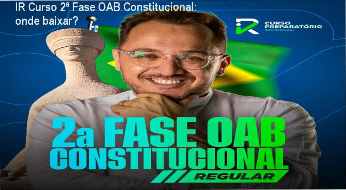 IR Curso 2ª Fase OAB Constitucional: onde baixar? 1 Captura de tela mostrando acesso ao IR Curso 2ª Fase OAB Direito Constitucional na plataforma Hotmart