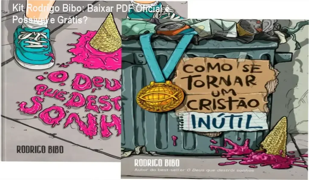 Kit Rodrigo Bibo: Baixar PDF Oficial é Possível e Grátis? 1 Dois livros de capa dura do Kit Rodrigo Bibo apoiados um ao lado do outro