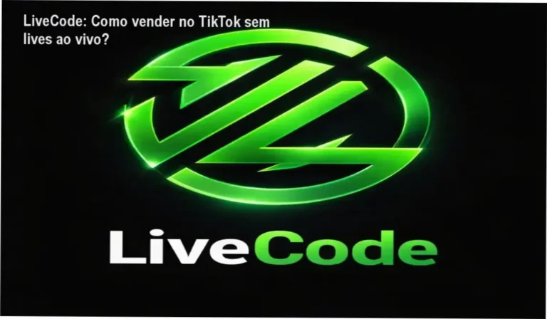 LiveCode: Como vender no TikTok sem lives ao vivo? 6 Mentoria LiveCode mostrando estratégia de live commerce gravada no TikTok
