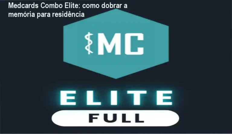 Medcards Fundador cronograma de estudo intensivo