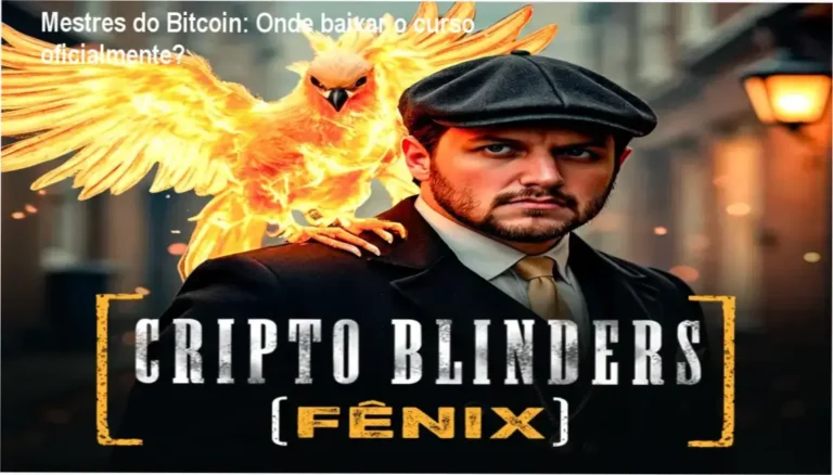 Capa do curso Mestres do Bitcoin mostrando onde baixar oficialmente