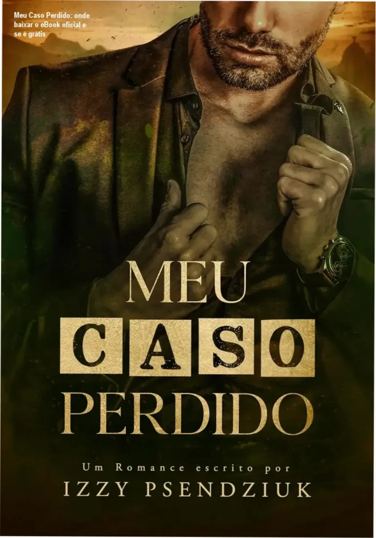 Meu Caso Perdido: onde baixar o eBook oficial e se é grátis 9 Capa do eBook Meu Caso Perdido por Izzy Psendziuk com fundo rosa e tipografia elegante