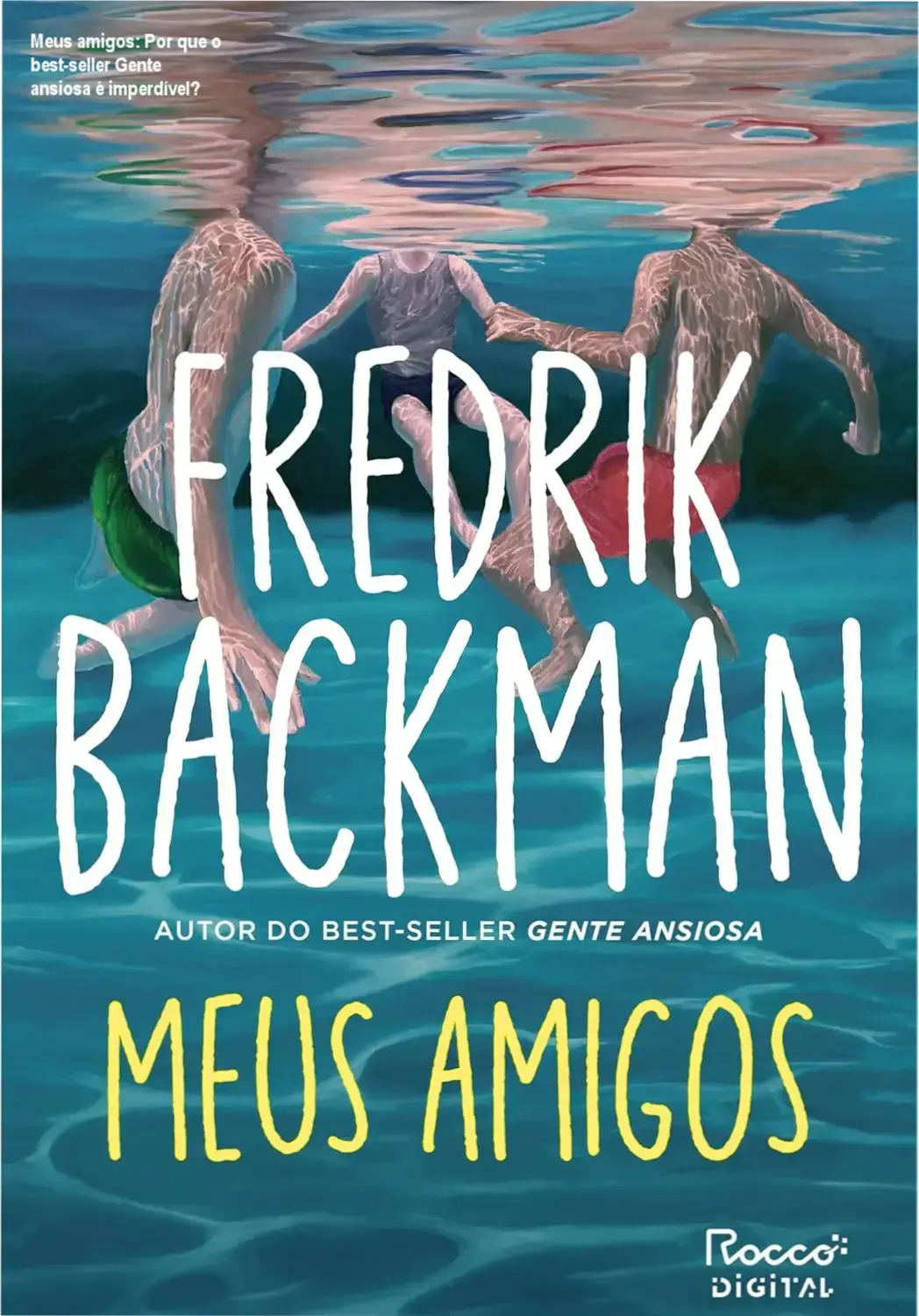 Capa do eBook Kindle Gente ansiosa de Fredrik Backman, destaque best-seller New York Times