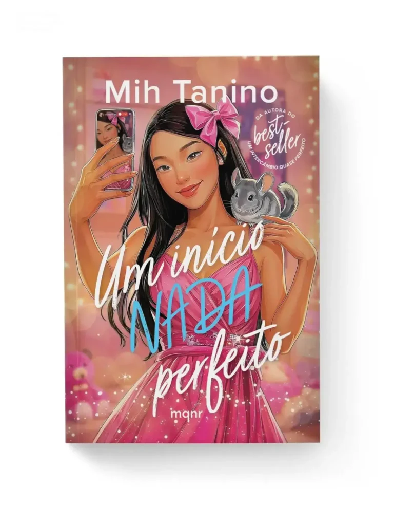 Mih Tanino: Dúvida Persistente ou Nova Oportunidade? 3 Capa do livro 'Um Início Nada Perfeito' de Mih Tanino, destacando a luta pela autenticidade em meio à popularidade.