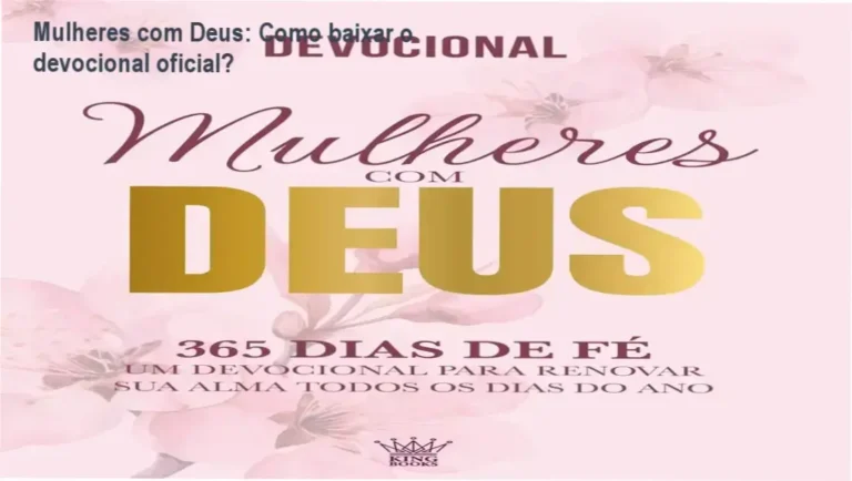 Mulheres com Deus: Como baixar o devocional oficial? 1 Capa do devocional Mulheres com Deus 365 Dias de Fé edição 2026